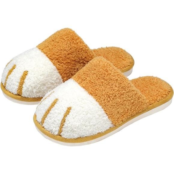 Cute Animal Slippers for Women, Winter Warm Memory Foam Soft Cozy Booties - Picture 2 of 7